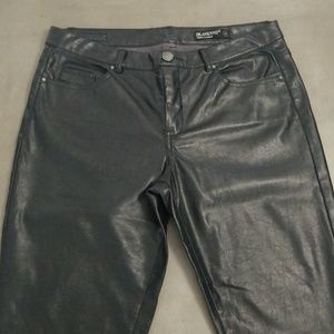 Blank NYC leather skinny Jeggings--Jean leggings